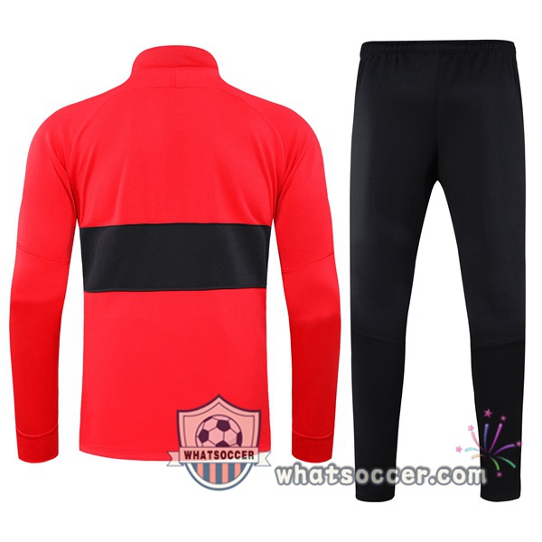 Atletico Madrid Red Black Training Jacket 2021-2022
