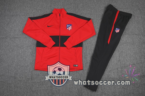 Atletico Madrid Red Black Training Jacket 2021-2022
