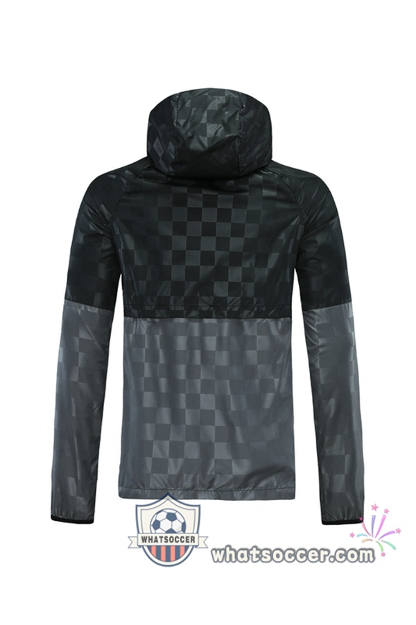 FC Liverpool Black Windbreaker Hoodie 2021-2022