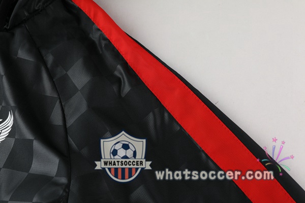 FC Liverpool Black Windbreaker Hoodie 2021-2022
