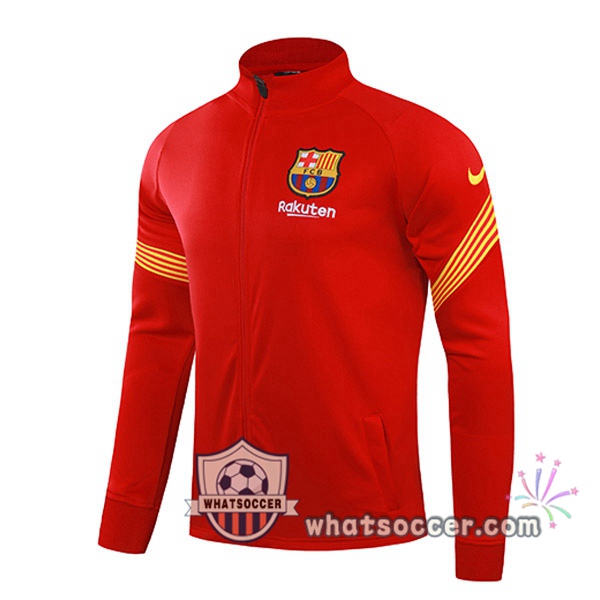 FC Barcelona Red Soccer Jacket 2021-2022