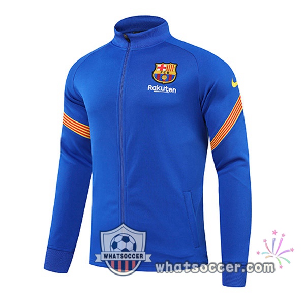 FC Barcelona Blue Soccer Jacket 2021-2022