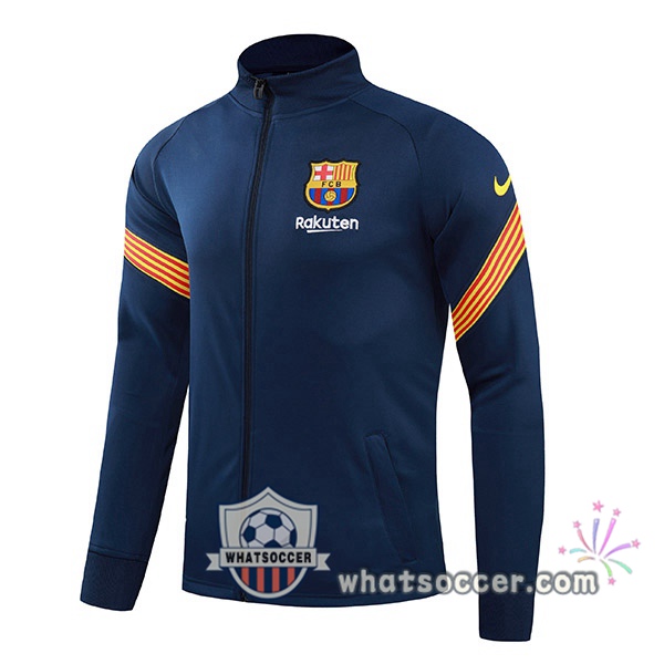 FC Barcelona Blue Royal Soccer Jacket 2021-2022