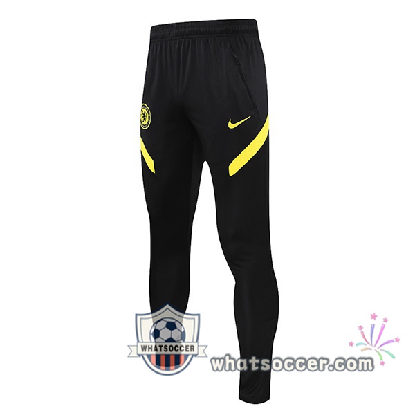 FC Chelsea Black Soccer Pants 2021-2022