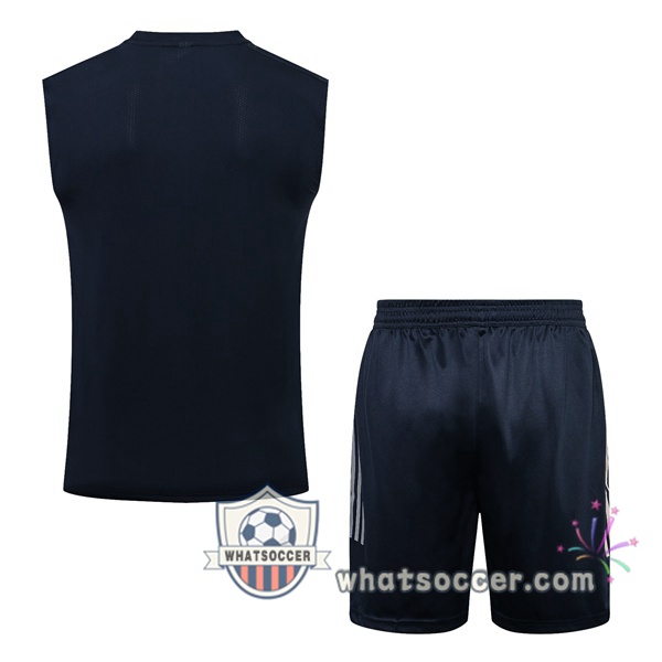 Juventus Soccer Vest + Shorts Blue Royal 2021-2022