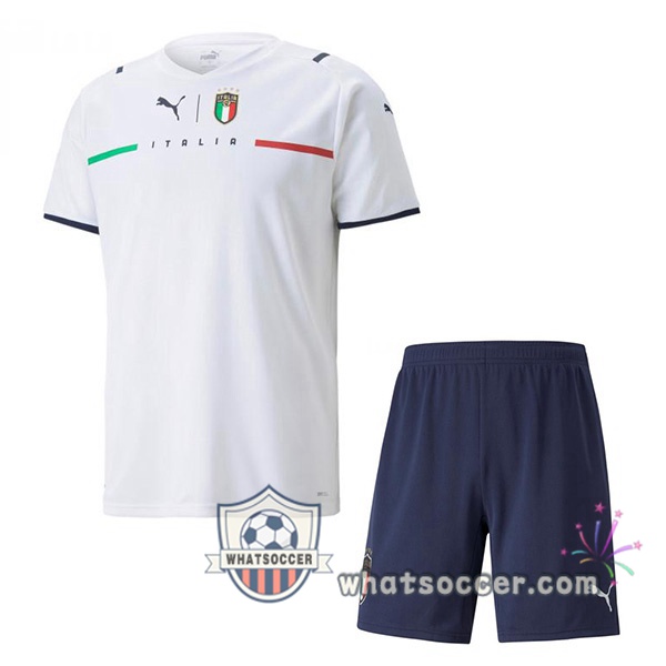 Italy Kids Away Soccer Jerseys 2021-2022