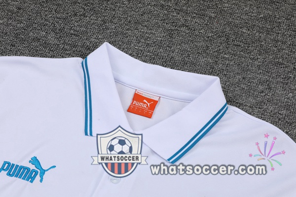 Training Polo Marseille OM + Pants White 2021-2022