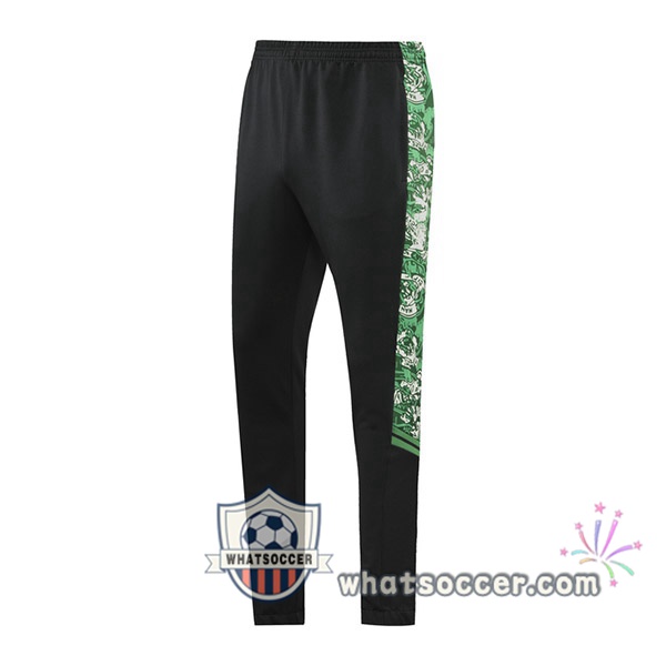 Manchester City Black Green Soccer Pants 2021-2022