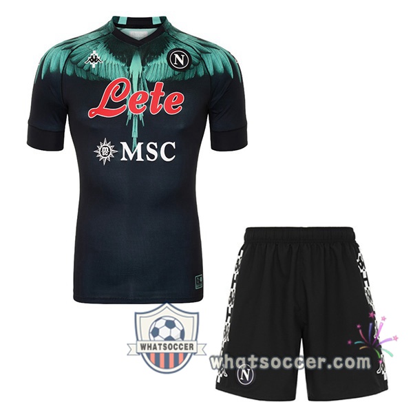 SSC Napoli Kids Marcelo Burlon Limited Edition Soccer Jerseys 2020/2021