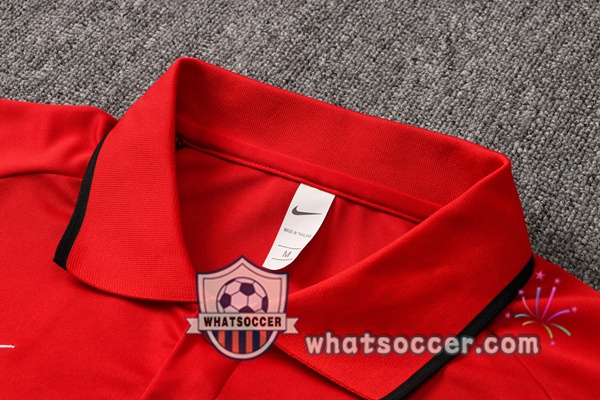 Training Polo FC Liverpool + Pants Black Red 2021-2022