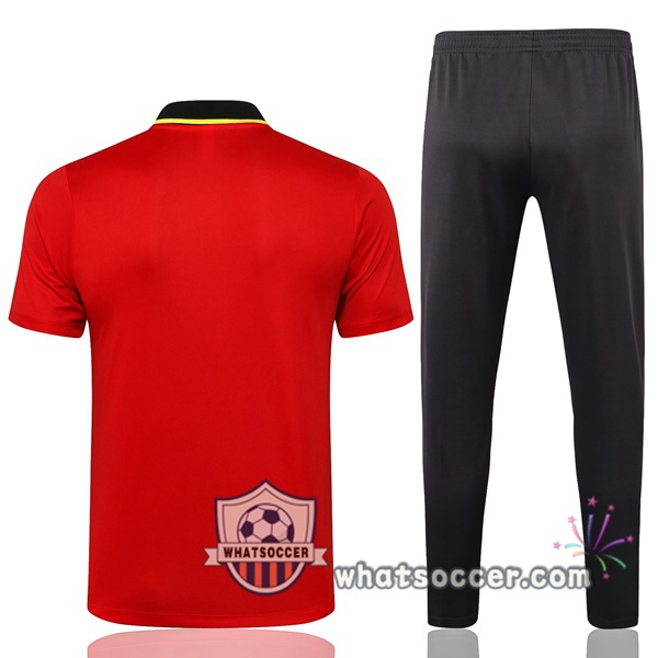Training Polo FC Liverpool + Pants Red 2021-2022