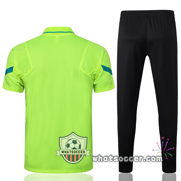 Training Polo Inter Milan + Pants Green 2021-2022