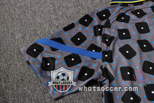 Training Polo Inter Milan + Pants Gray Black 2021-2022