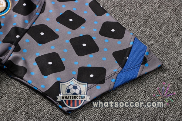 Training Polo Inter Milan + Pants Gray Black 2021-2022