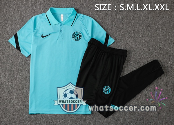 Training Polo Inter Milan + Pants Blue 2021-2022