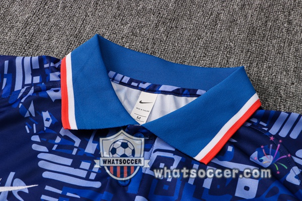 Training Polo FC Chelsea + Pants Blue 2021-2022