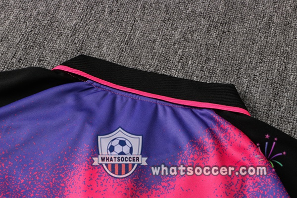 Training Polo Paris PSG + Pants Purple Black 2021-2022