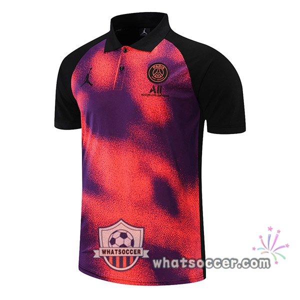 Training Polo Paris PSG Red Black 2021-2022