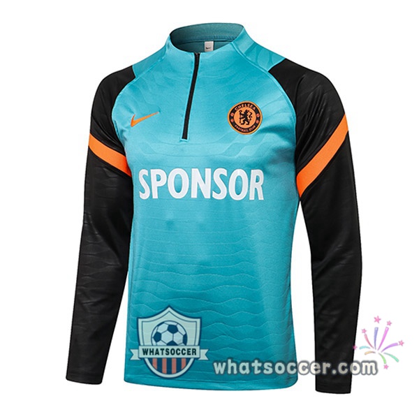 FC Chelsea Blue Black Soccer Sweater 2021-2022