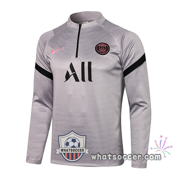 JORDAN Paris PSG Gray Soccer Sweater 2021-2022