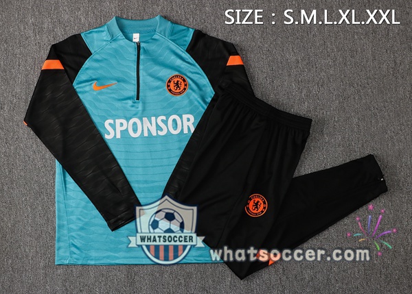 FC Chelsea Blue Black Tracksuit 2021-2022