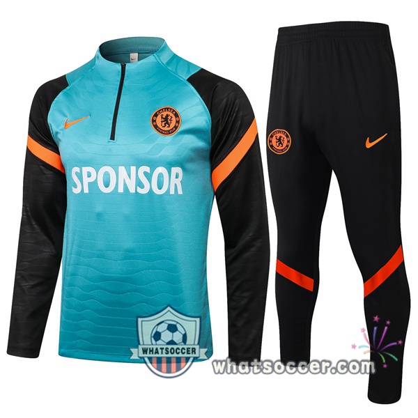 FC Chelsea Blue Black Tracksuit 2021-2022