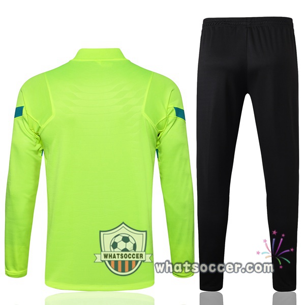Inter Milan Green Tracksuit 2021-2022