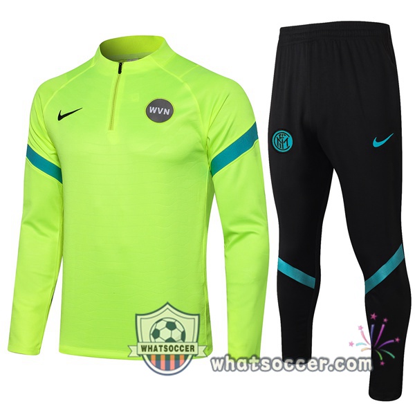 Inter Milan Green Tracksuit 2021-2022