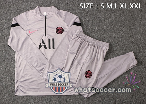 JORDAN Paris PSG Gray Tracksuit 2021-2022