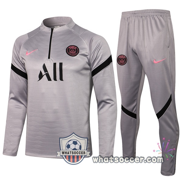 JORDAN Paris PSG Gray Tracksuit 2021-2022