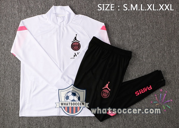 JORDAN Paris PSG White Training Jacket 2021-2022