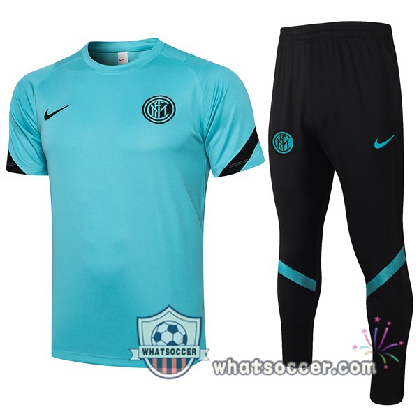 Inter Milan Training T-Shirts + Pants Blue 2021-2022
