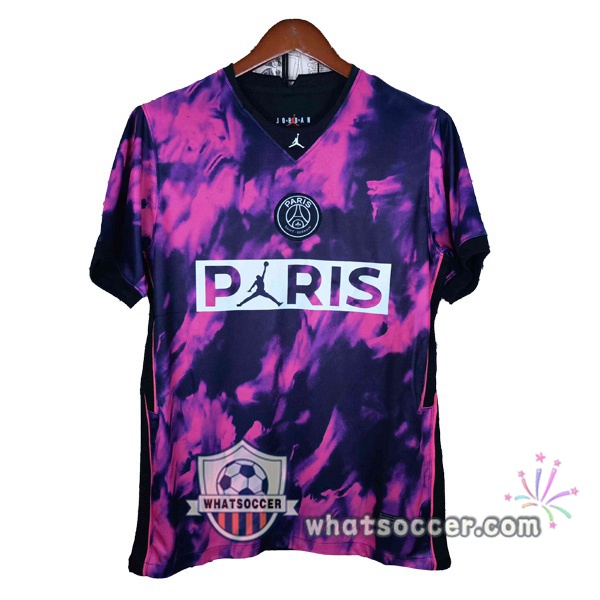 Paris PSG Purple Black Training T-Shirts 2021-2022