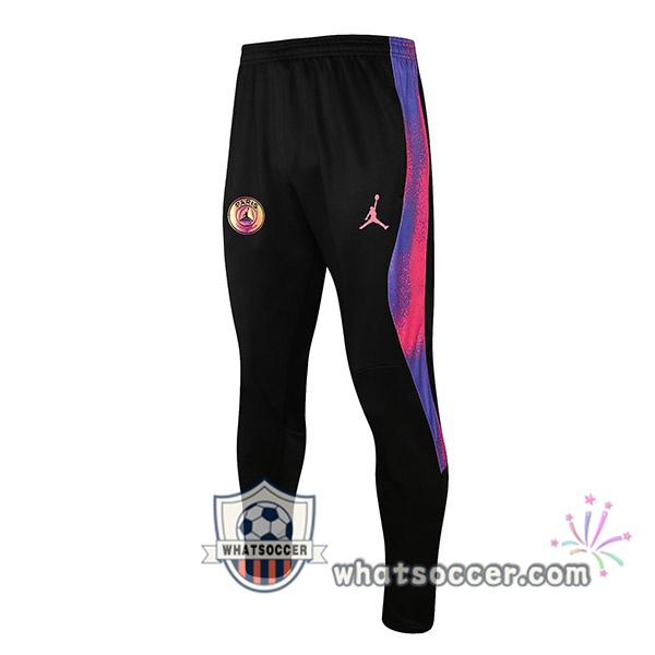 JORDAN Paris PSG Black Purple Soccer Pants 2021-2022