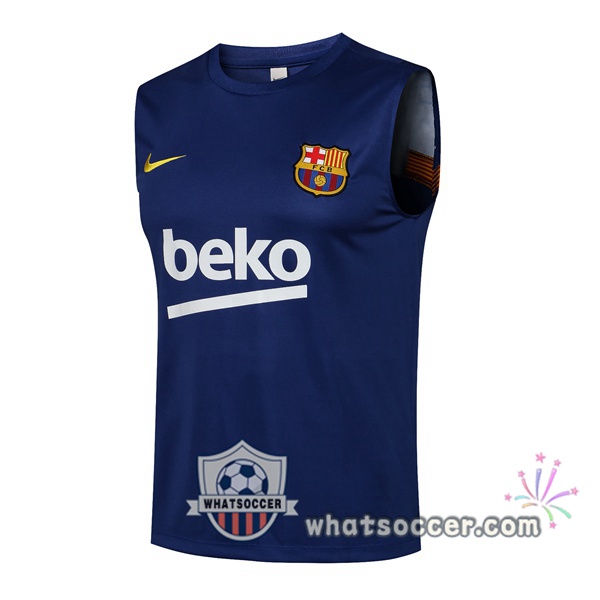 FC Barcelona Blue Soccer Vest 2021-2022