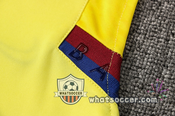 FC Barcelona Soccer Vest + Shorts Yellow 2021-2022