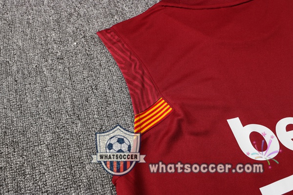 FC Barcelona Soccer Vest + Shorts Red 2021-2022
