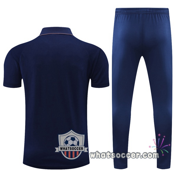 Training Polo Arsenal + Pants Blue 2021-2022
