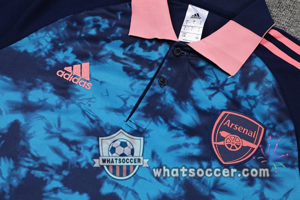 Training Polo Arsenal + Pants Blue 2021-2022