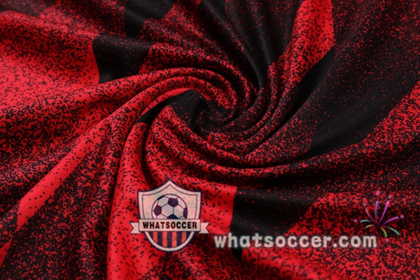 Training Polo Bayern Munich + Pants Red Black 2021-2022