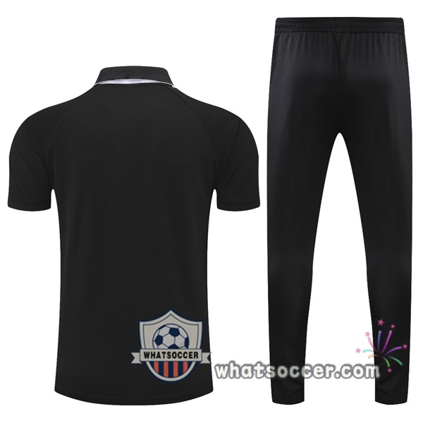 Training Polo Juventus + Pants Black Yellow 2021-2022
