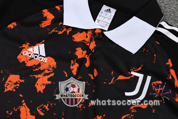 Training Polo Juventus + Pants Black Yellow 2021-2022