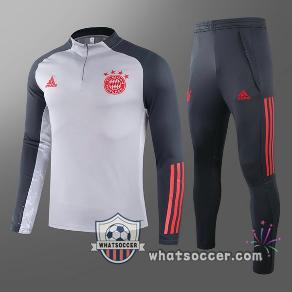 Bayern Munich Kids Gray Tracksuit 2021-2022