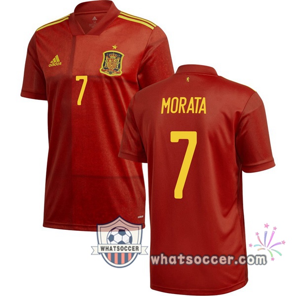 Spain (MORATA 7) Home Soccer Jerseys 2020-2021