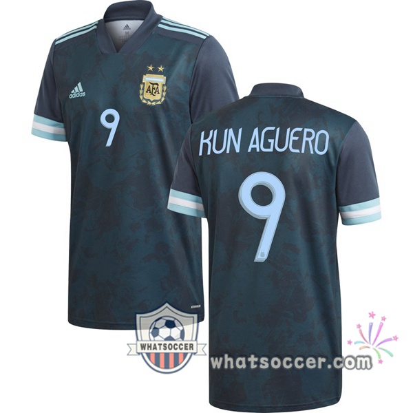 Argentina (KUN AGÜERO 9) Away Soccer Jerseys 2020-2021
