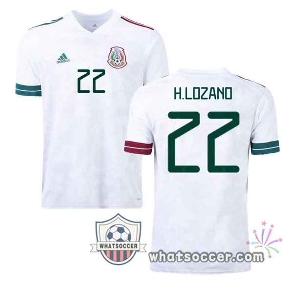 Mexico (H.LOZANO 22) Away Soccer Jerseys 2020-2021