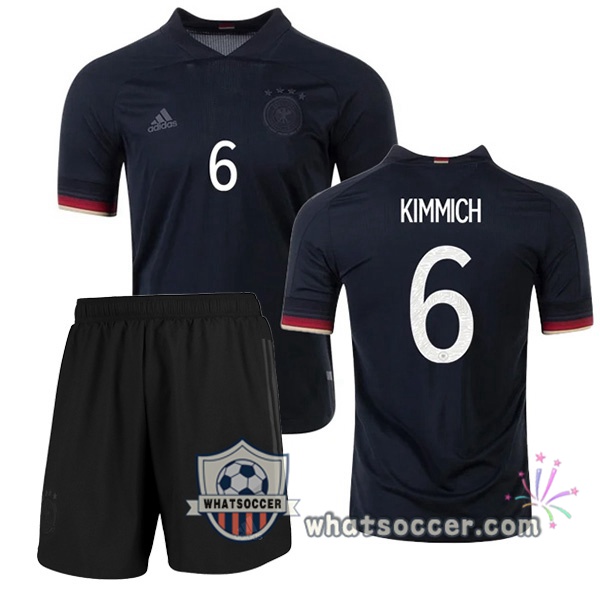 Germany (KIMMICH 6) Kids Away Soccer Jerseys 2020-2021