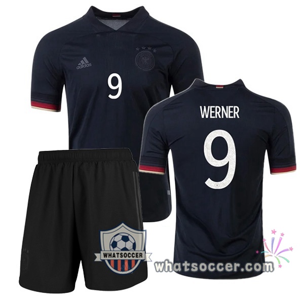 Germany (WERNER 9) Kids Away Soccer Jerseys 2020-2021