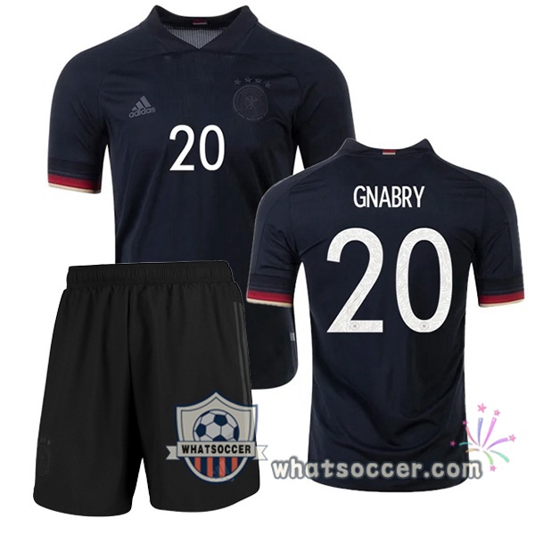 Germany (GNABRY 20) Kids Away Soccer Jerseys 2020-2021