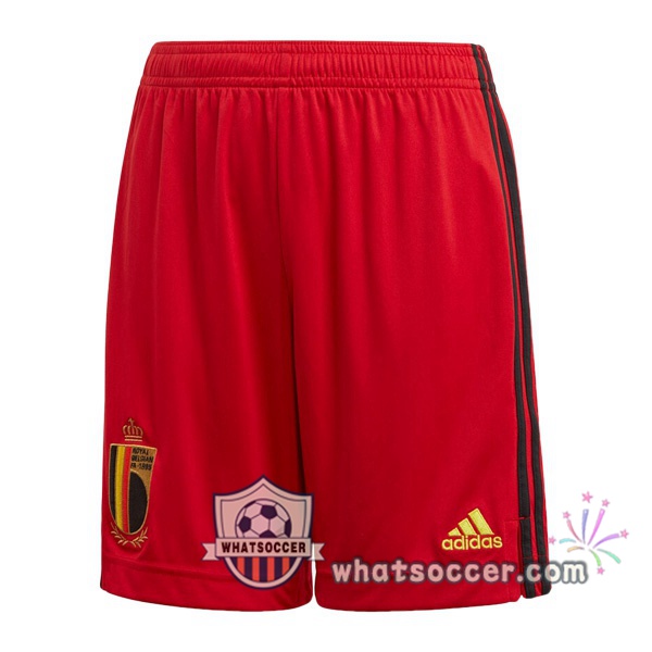 Belgium Home Soccer Shorts 2020-2021